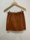 Brown Mini Skirt