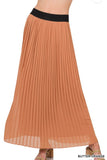 Orange pleaded Skirt