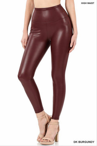 LEATHER LEGGINS