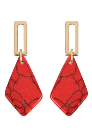 DIAMOMD SHAPE EARRING
