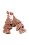 DRUZY MOCCA EARRINGS