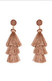 DRUZY MOCCA EARRINGS
