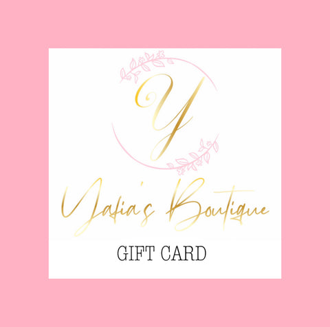 YAFIA’S GIFT CARD