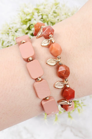 Leafy Bracelet set